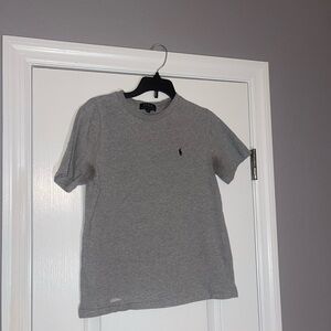 Ralph Lauren Heather Gray Tee M 10-12